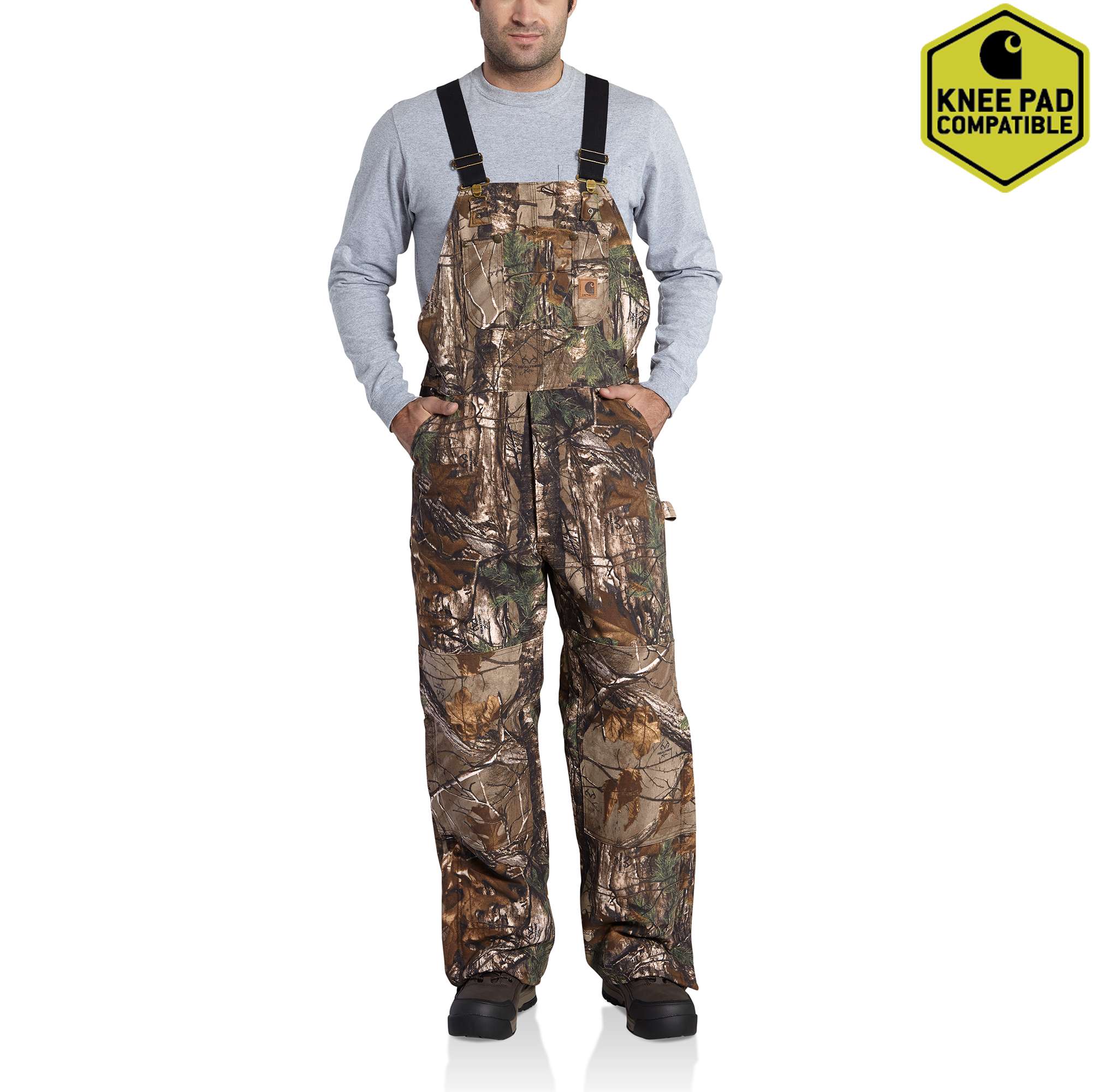 Men's Quilt Lined Camo Bib Overalls 101226 Carhartt