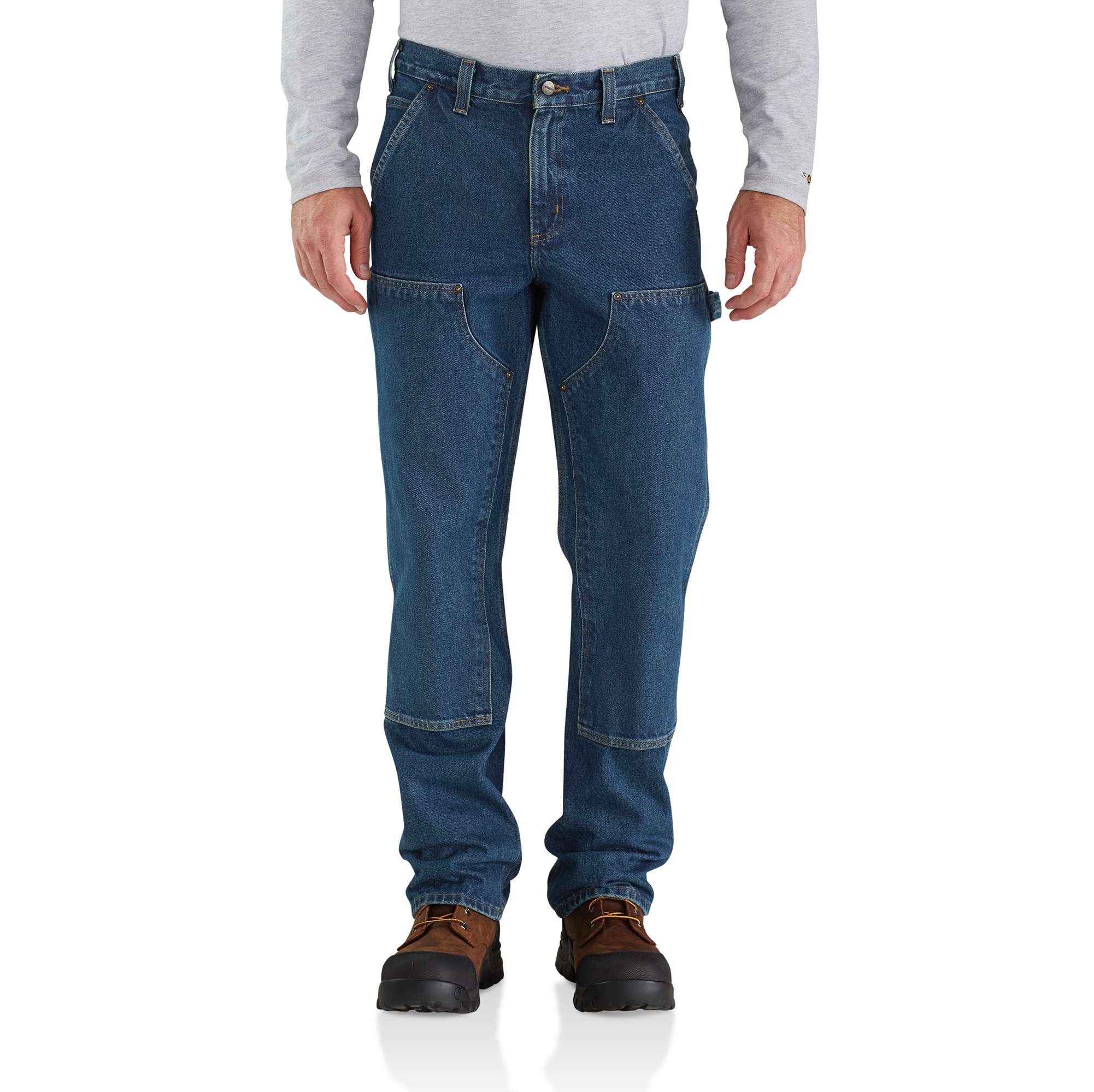 Men's Relaxed-Fit Double-Front Washed Logger Jean 101609 | Carhartt