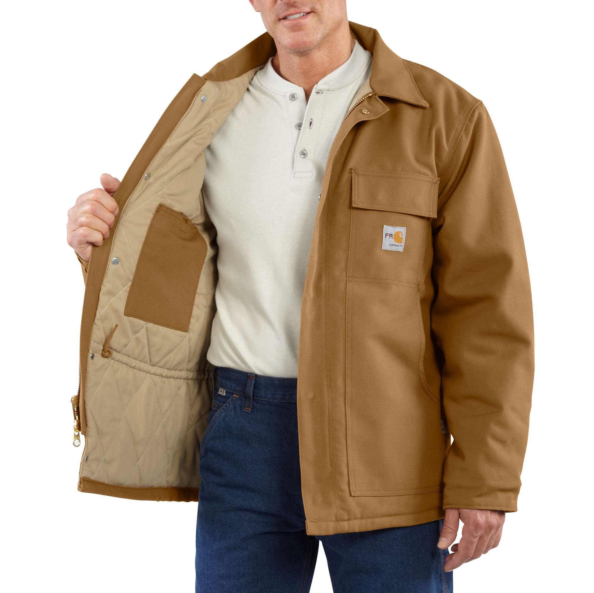 Carhartt 54 cal/cm2 Men's Flame Resistant Duck Traditional Coat - 101618 -  70E Solutions