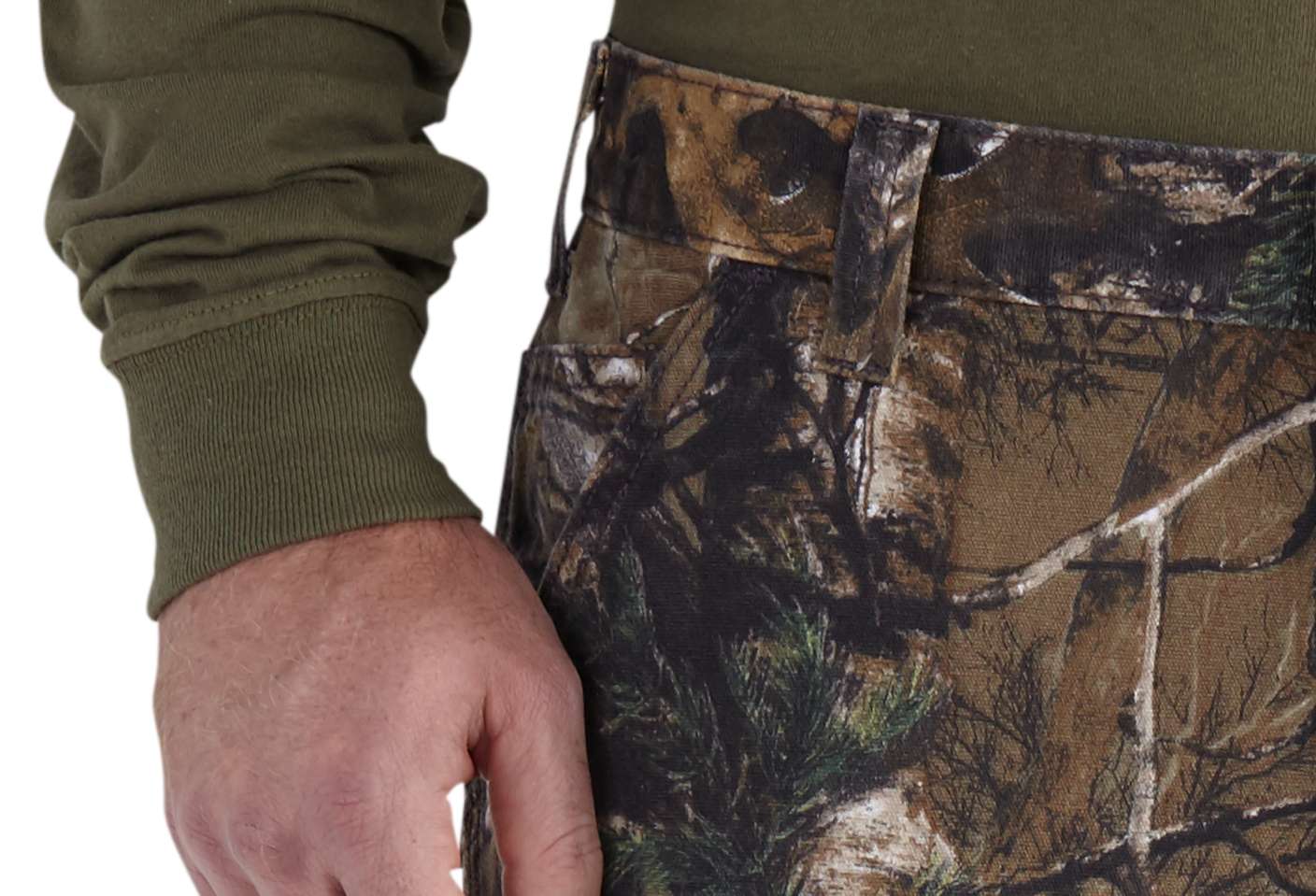 Rugged Flex Relaxed Fit Canvas Camo 5 Pocket Work Pant Carhartt