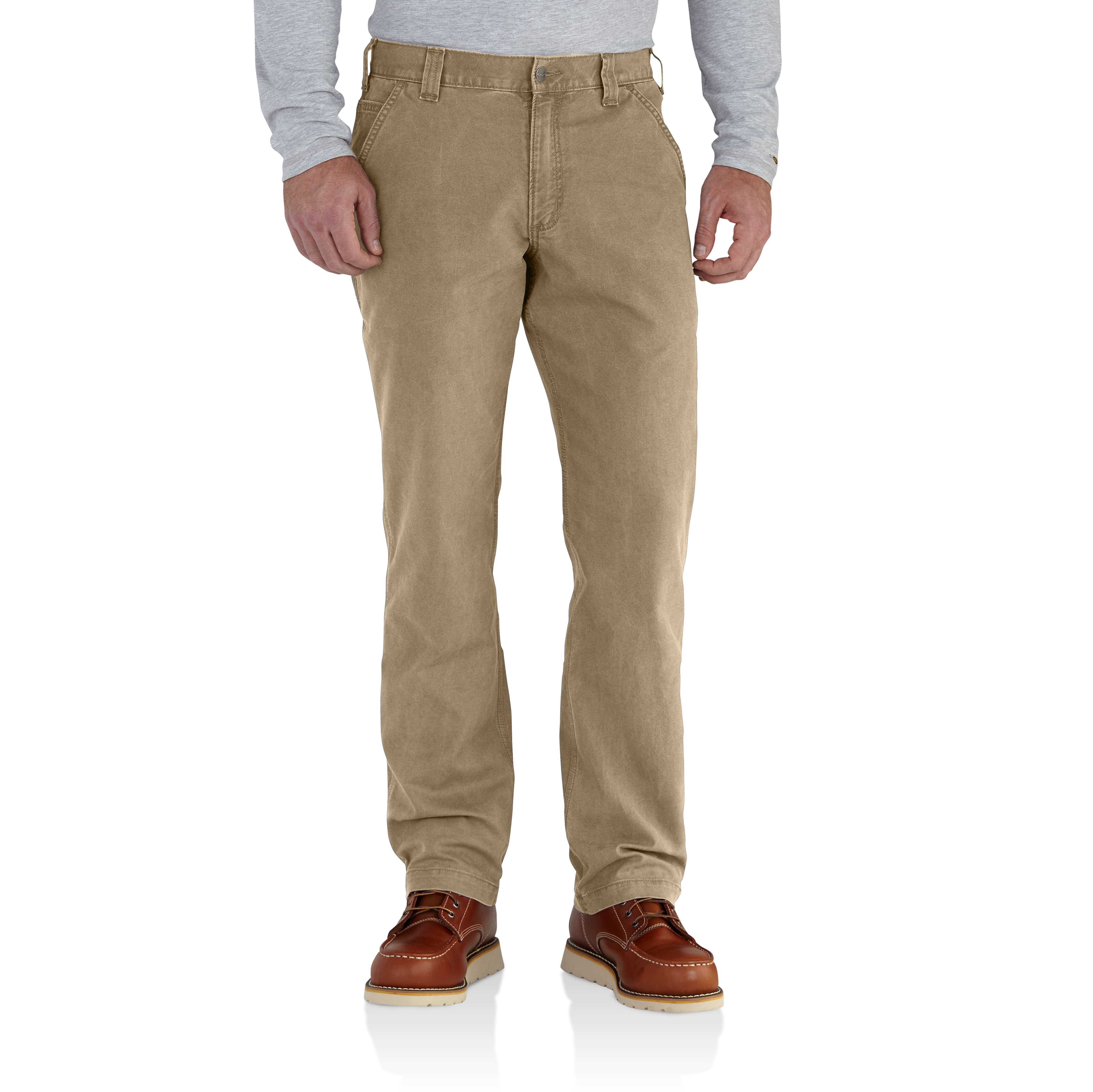 Carhartt Mens Rugged Flex Relaxed Fit Canvas Work Pants - Style