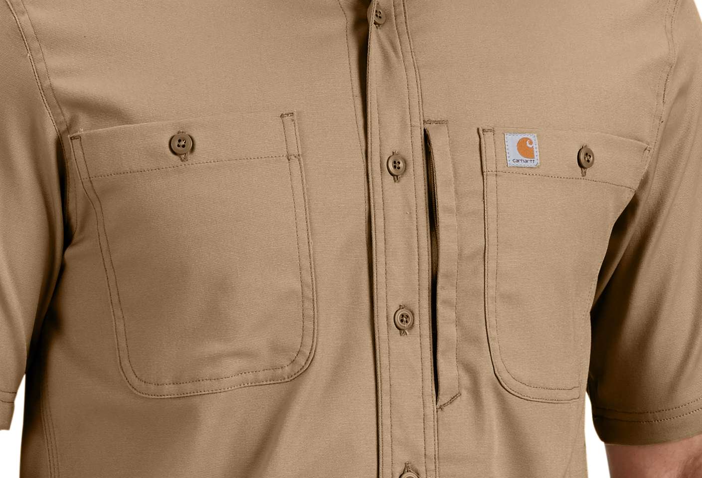 carhartt men's rugged professional short sleeve work shirt