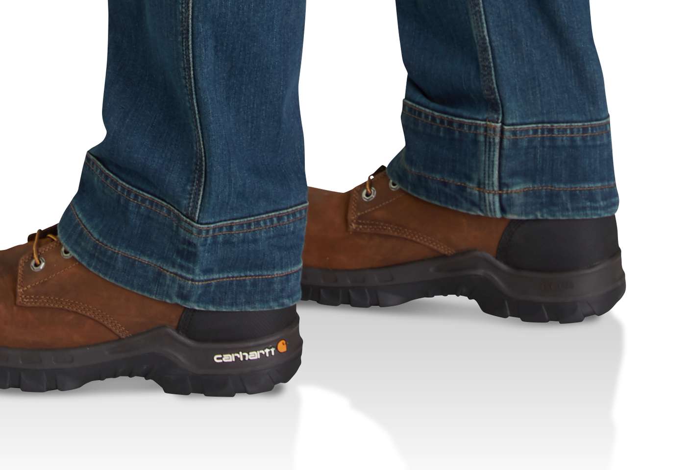 rugged flex denim bib overalls