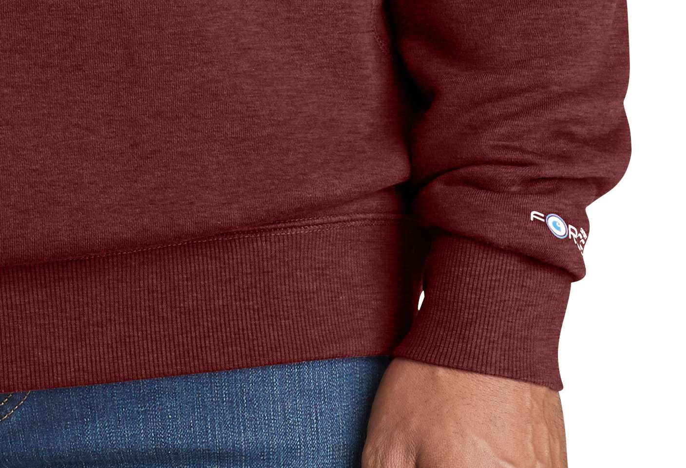  Rib-knit cuffs and waist help keep out the cold