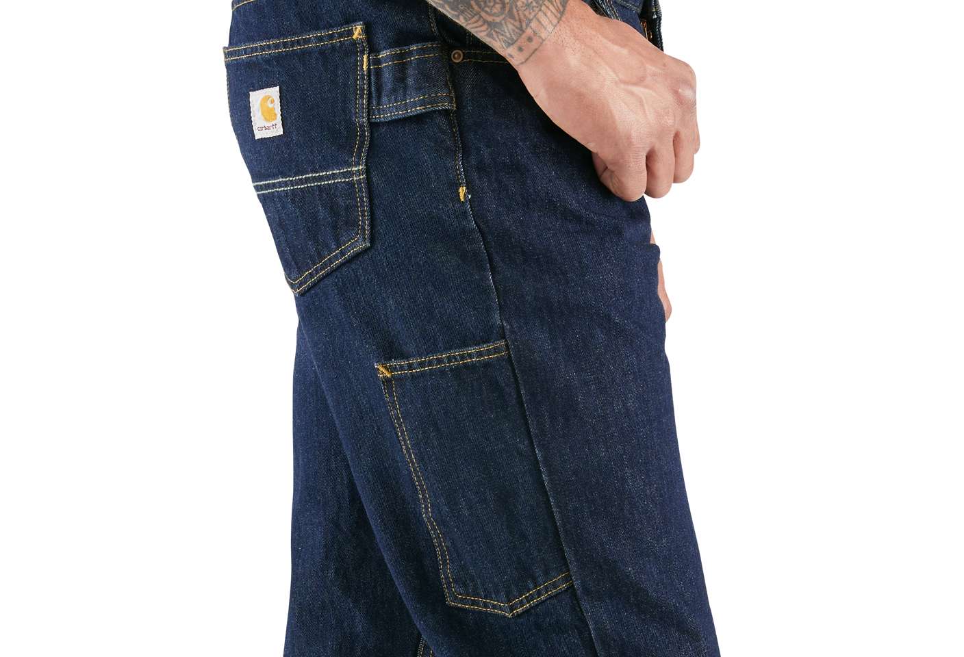 Carhartt Mens Rugged Flex Relaxed Fit Heavyweight 5-Pocket Jean