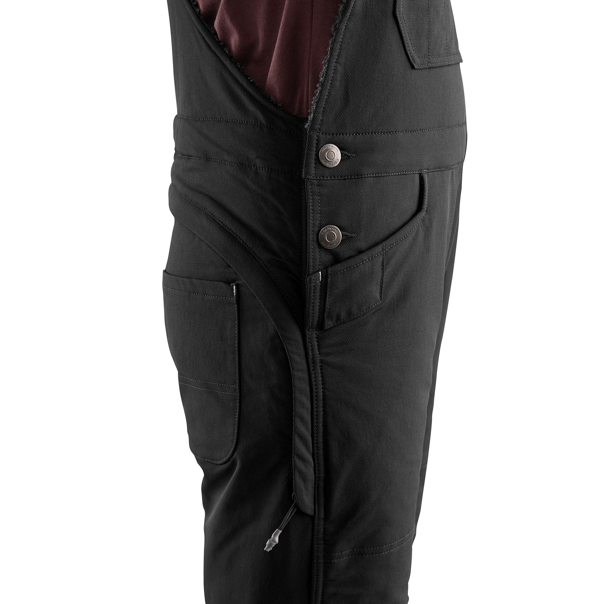 Front ledge pocket is reinforced to hold up to wear