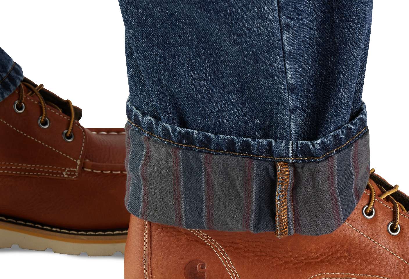 J.Crew: Classic Straight-fit Flannel-lined Jean For Men