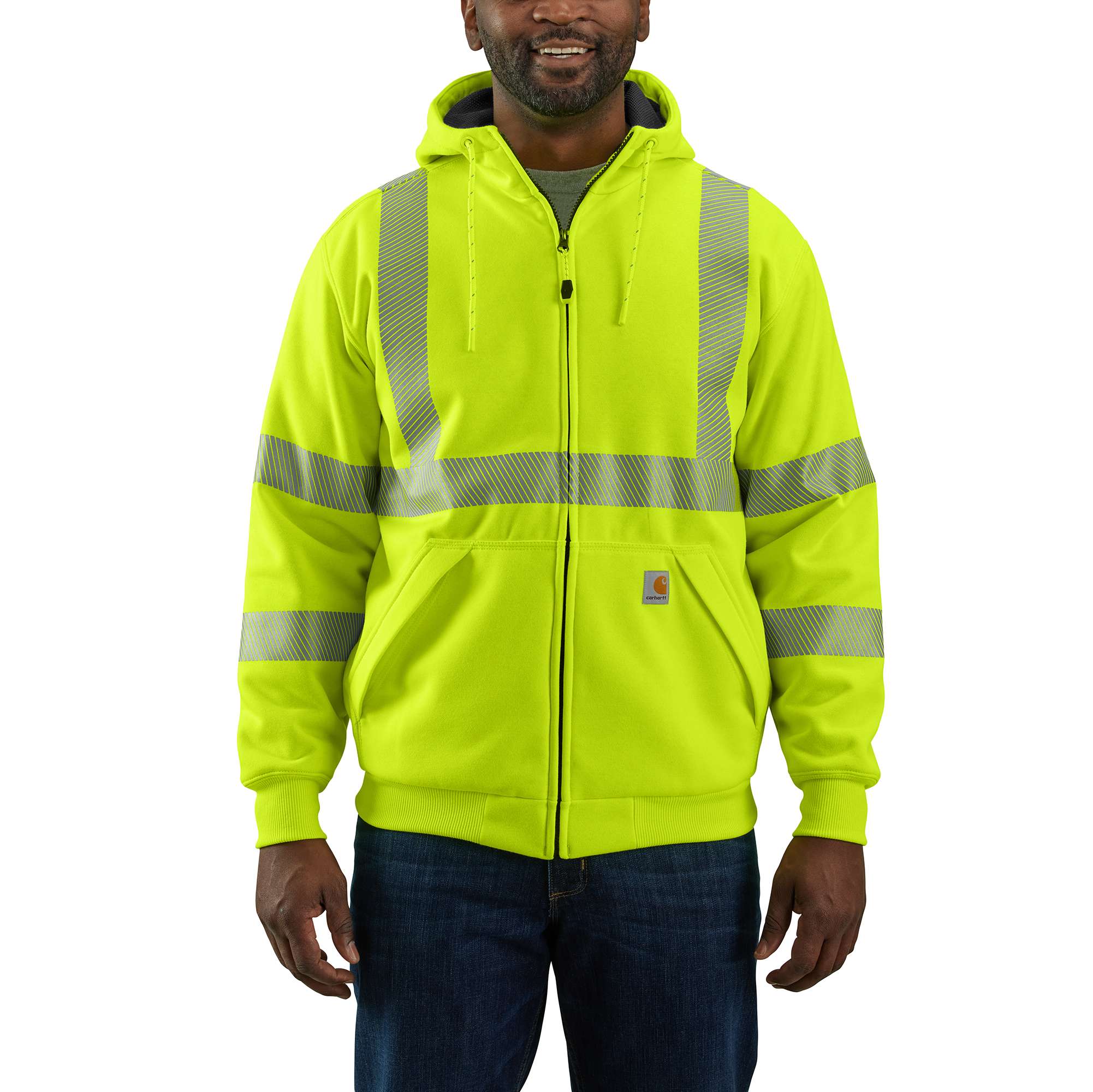 Carhartt 104988-BLM-XL-REG Men's High-Visibility Loose Fit Mid Weight ...