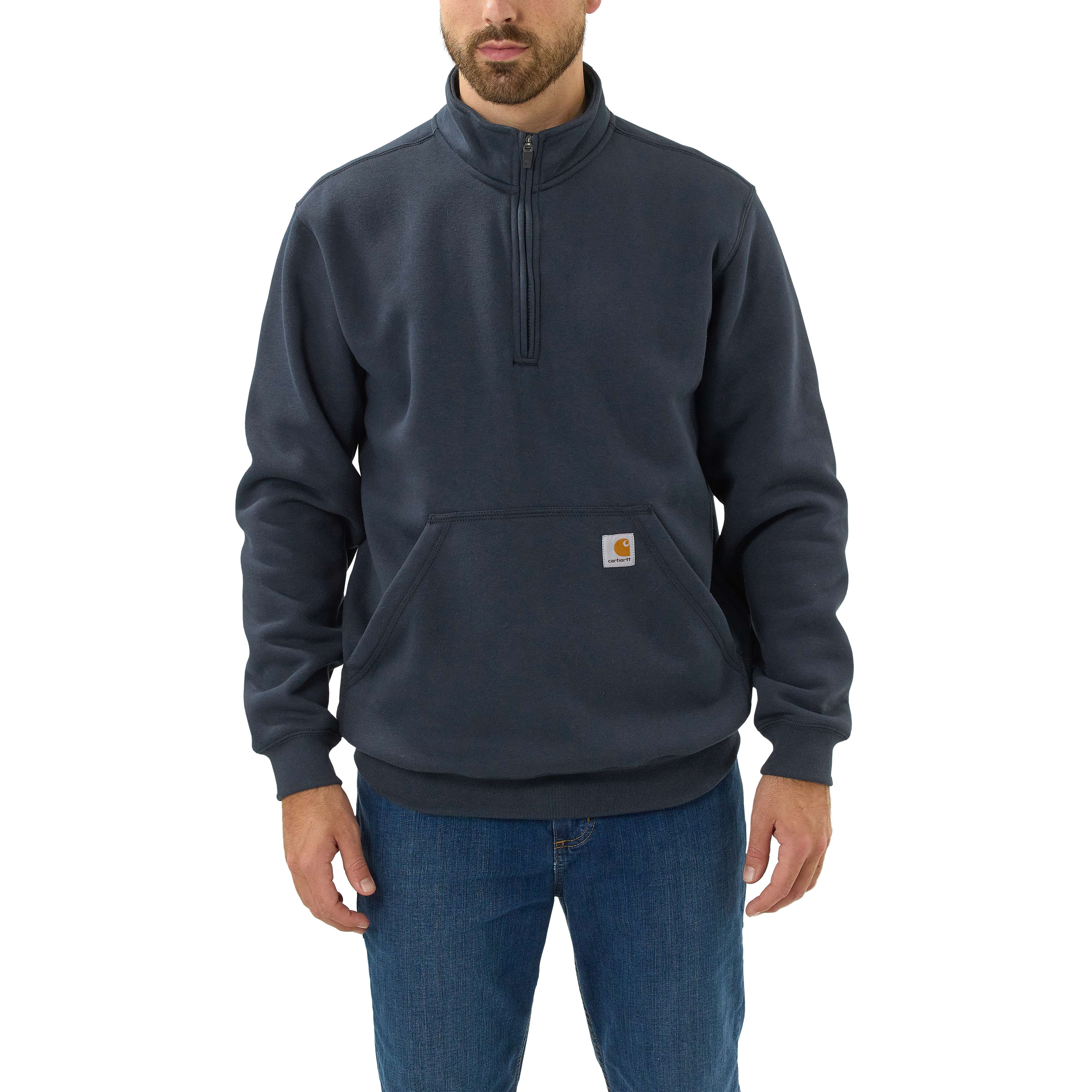 Carhartt Quarter Zip Sweatshirt – Carbon Heather – M Markovitz Limited