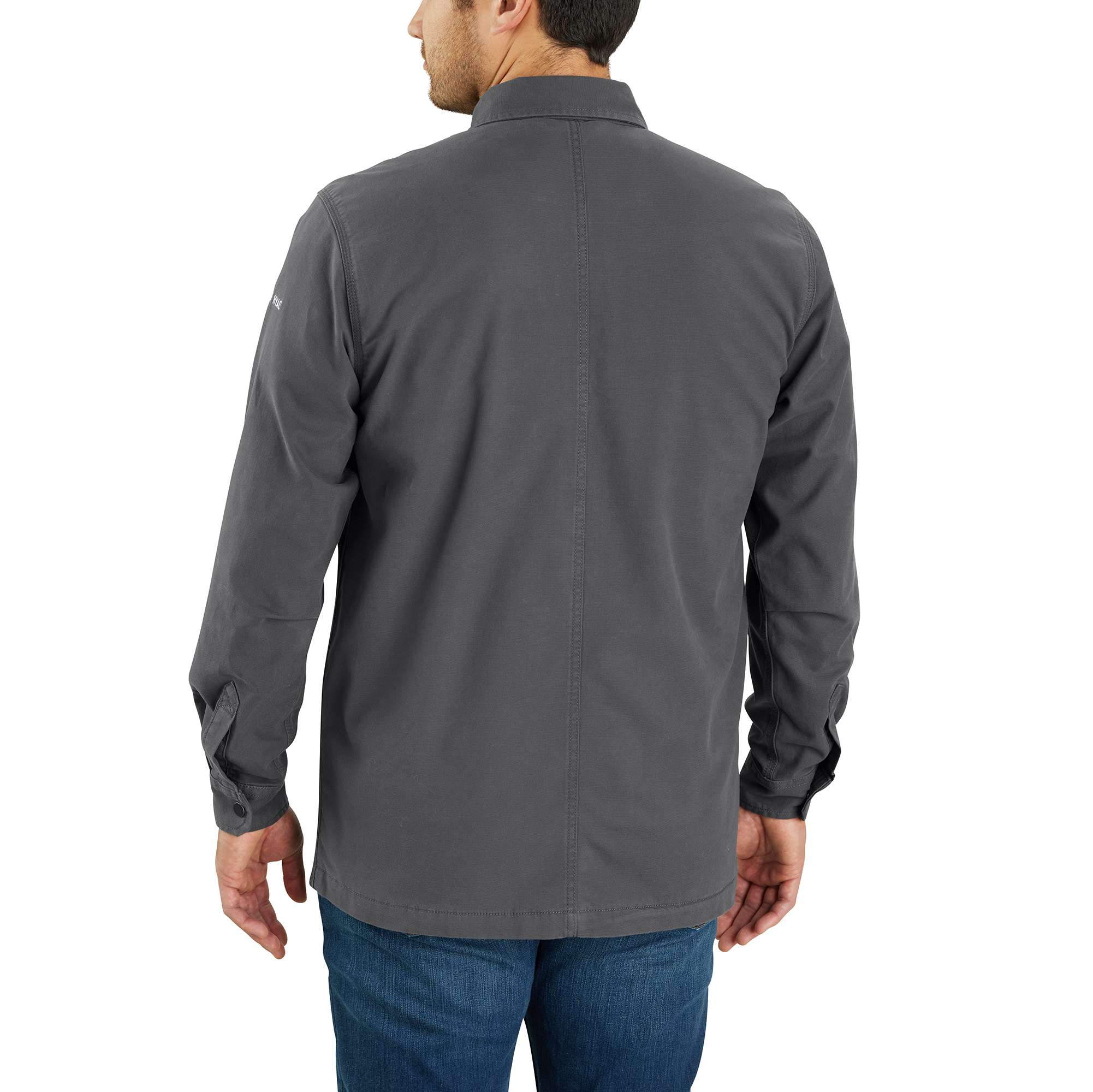 Carhartt Rugged Flex Canvas Fleece-Lined Work Shirt Jacket Men Size 2XL XXL