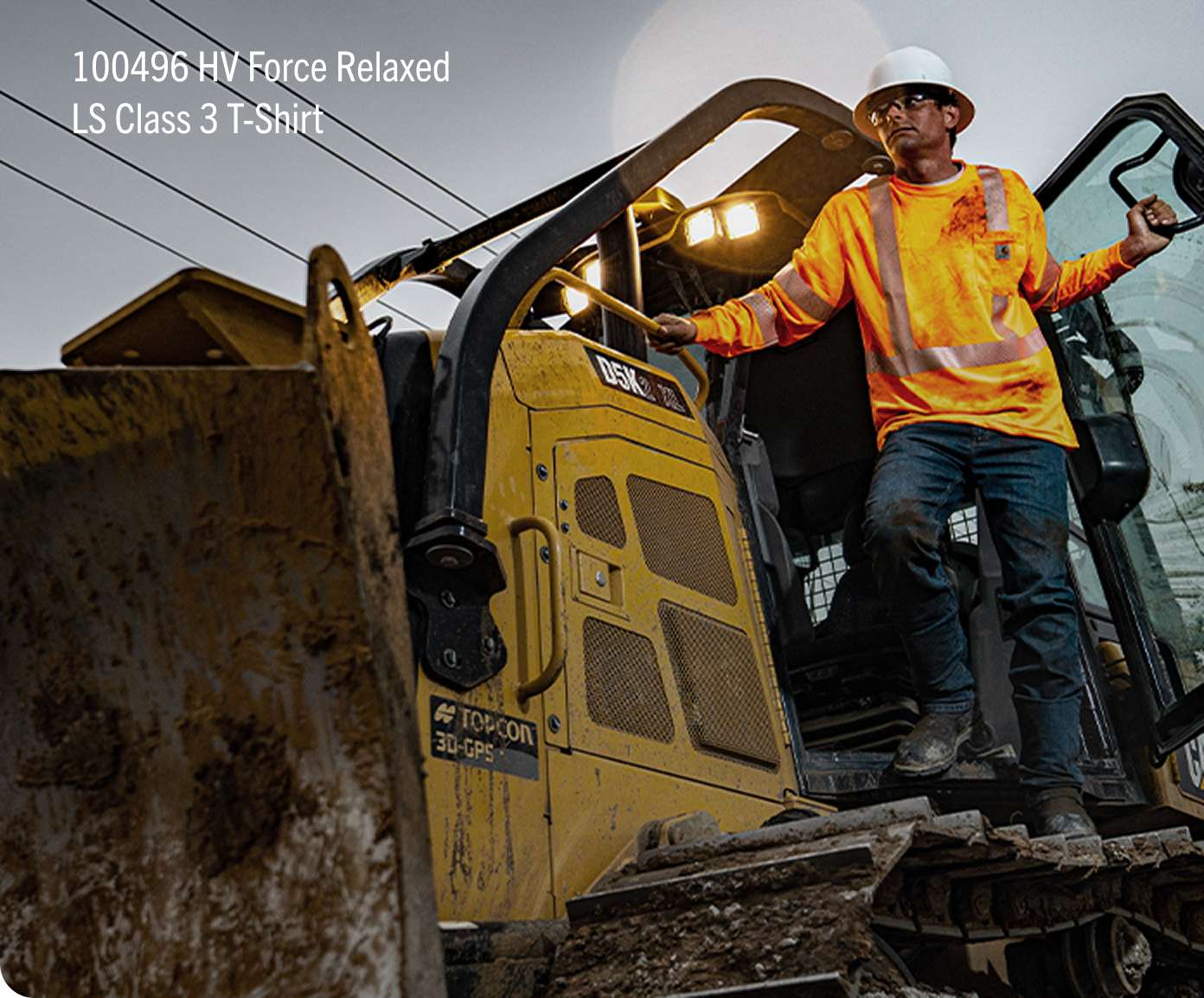 100496 HV Force Relaxed LS Class 3 T-Shirt