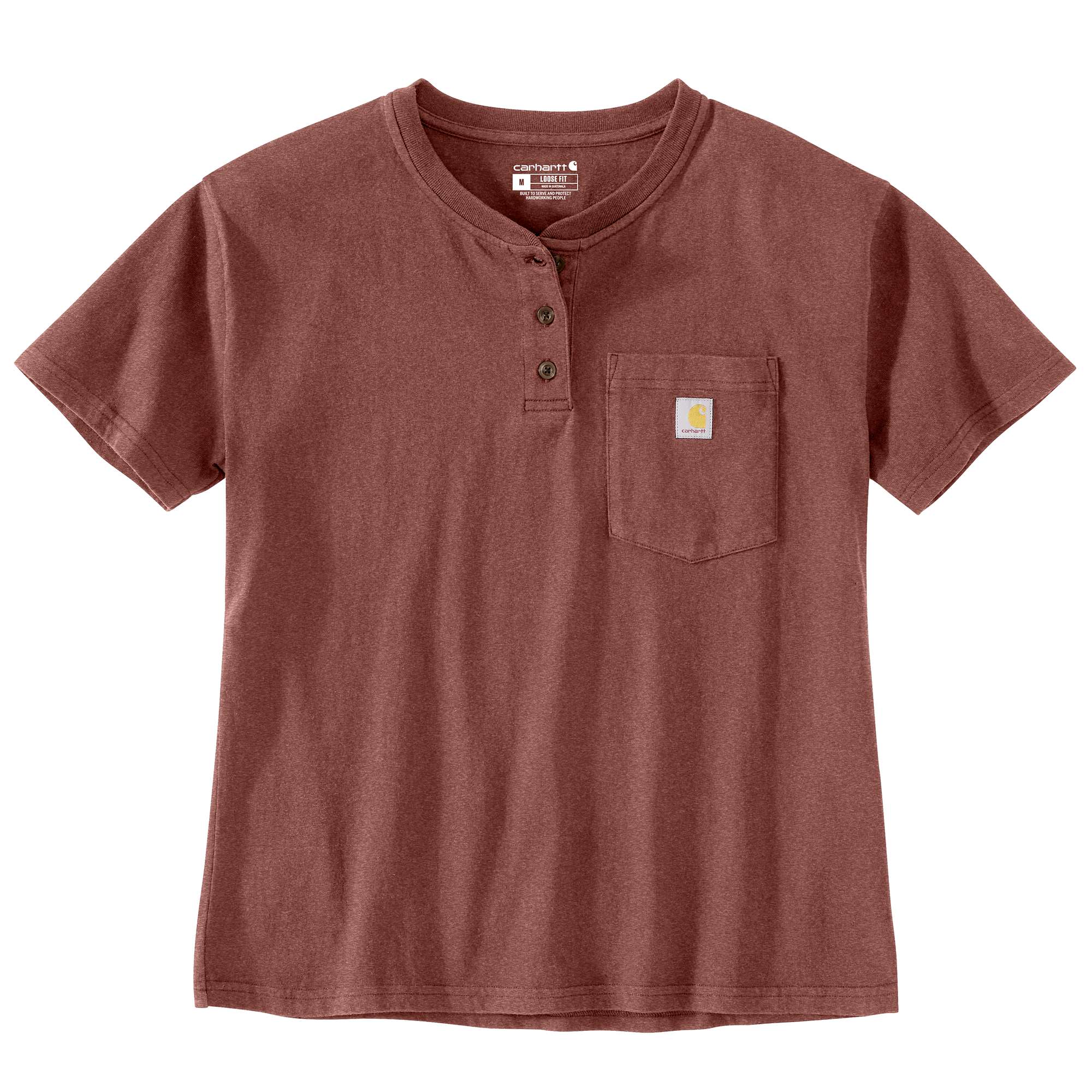 Short-Sleeve Heavyweight Henley T-shirt