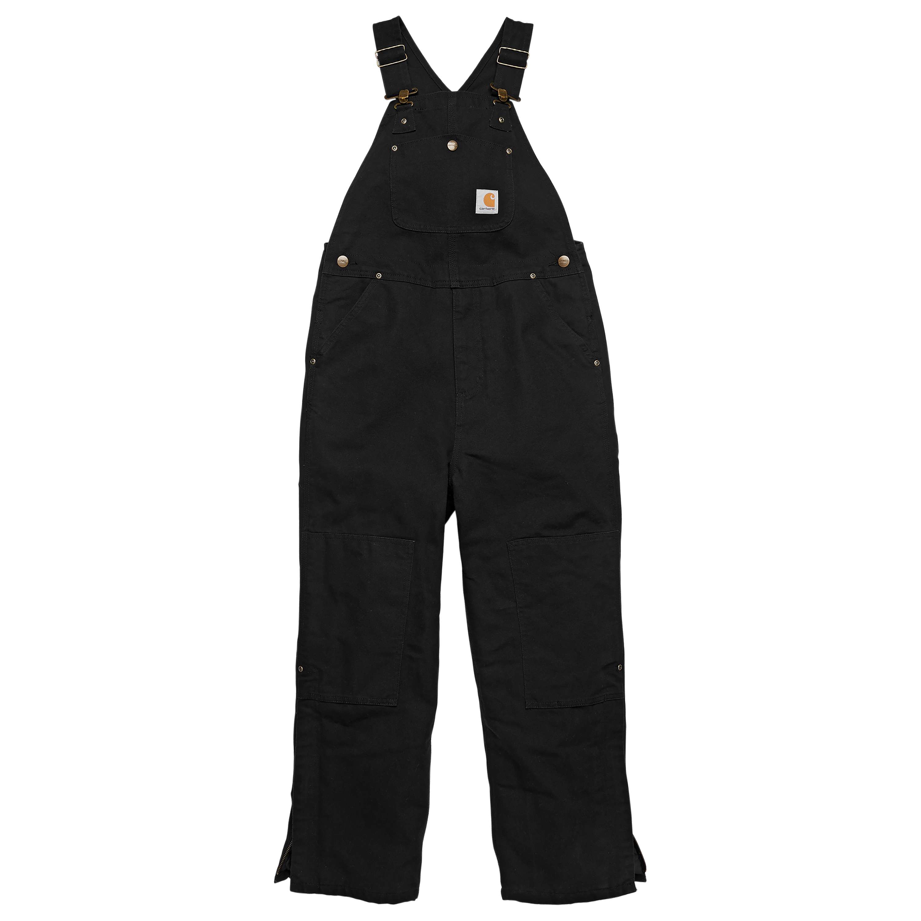 Boys' Black Duck Bib Overalls CM8662 | Carhartt