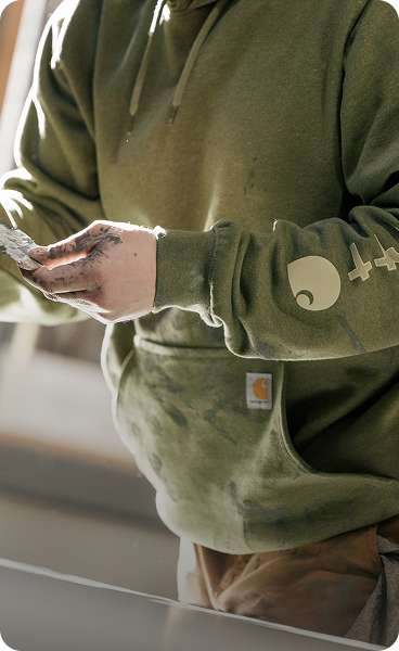 Men green sweatshirt