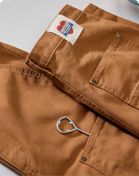 Vintage Fit Double-Front Trousers