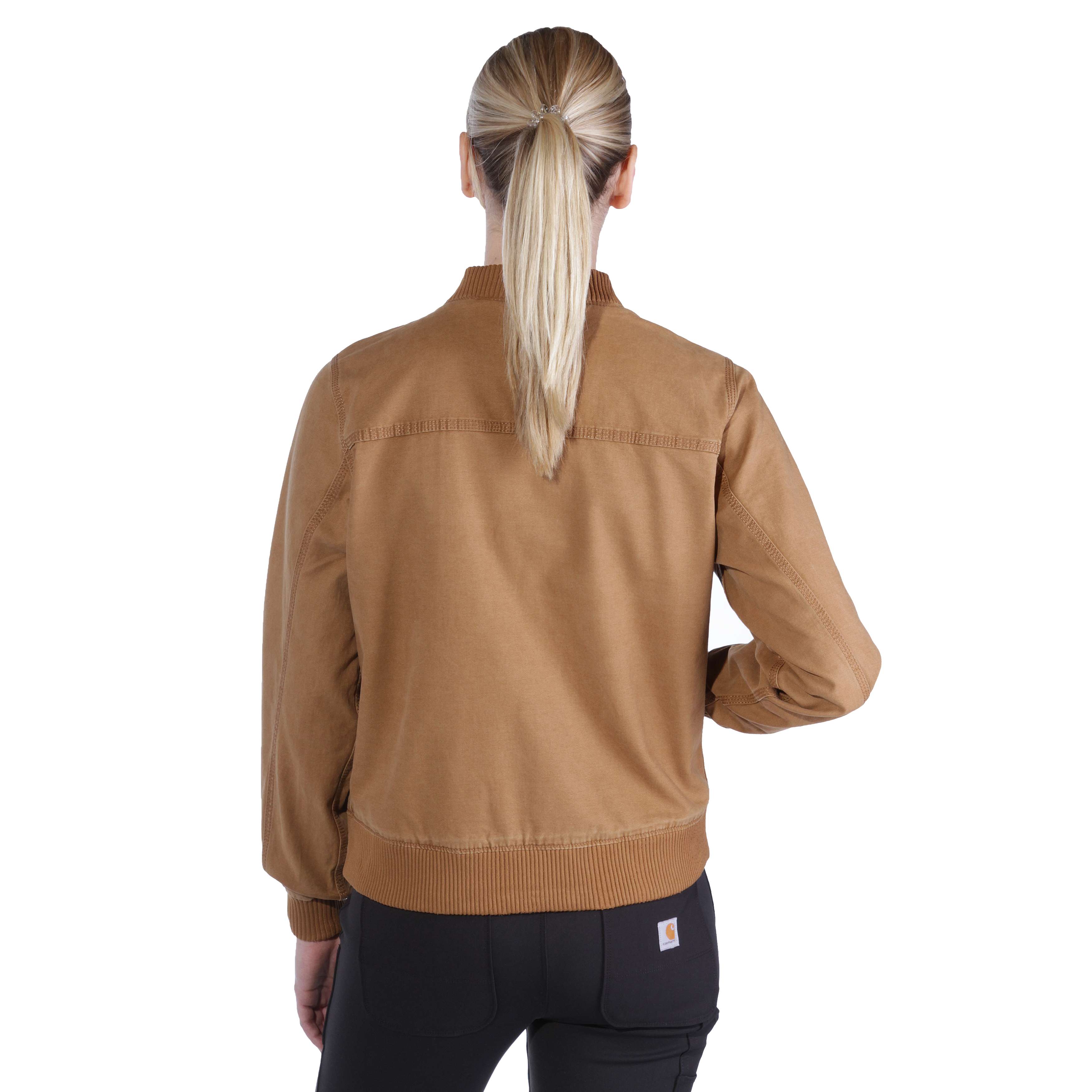 102524 Women's Work Jacket Canvas Rugged Flex Carhartt Brown 211