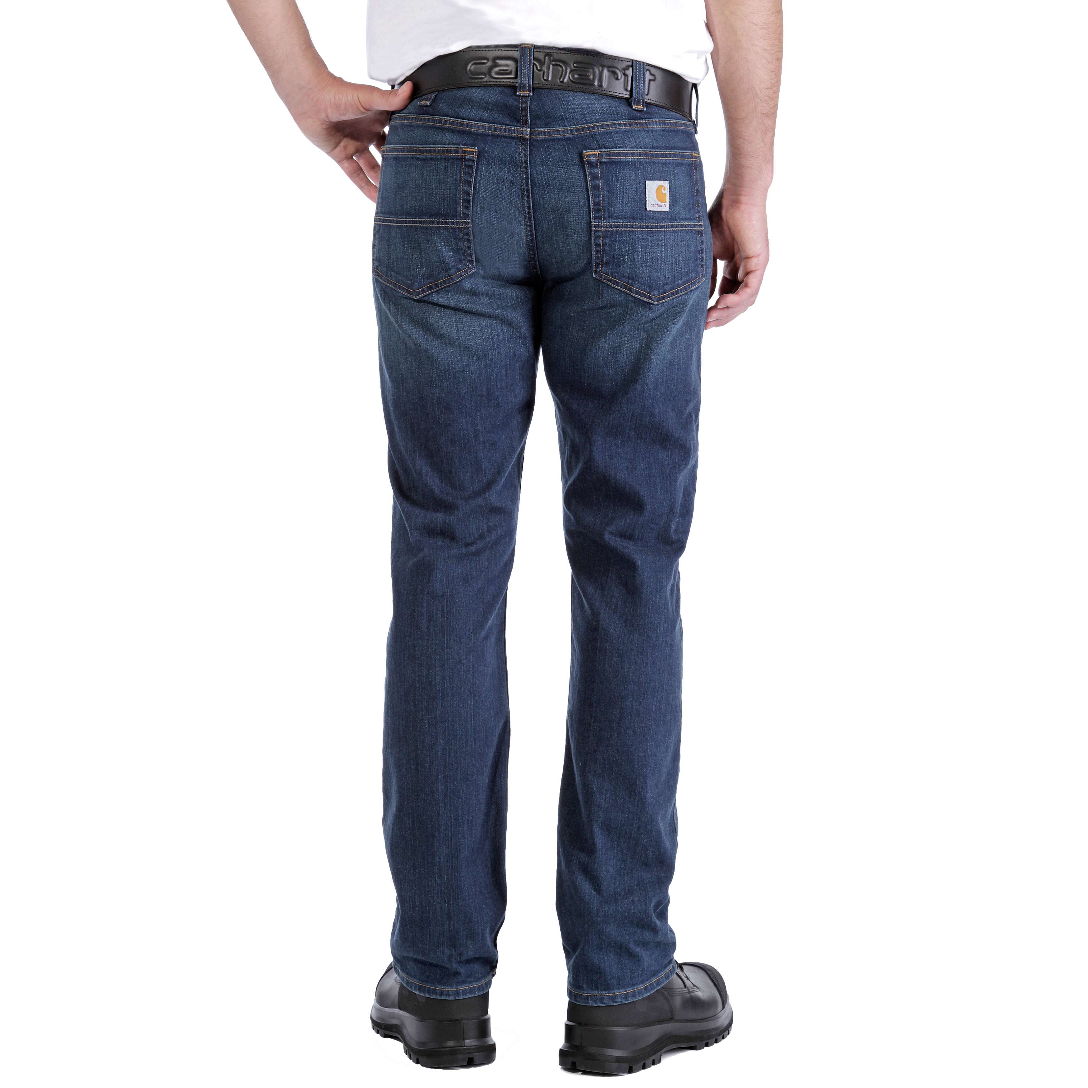 Carhartt Jeans: Men's 104939 H88 Rapids-Existing Rugged Flex Relaxed Fit  Fleece-Lined 5-Pocket Jean