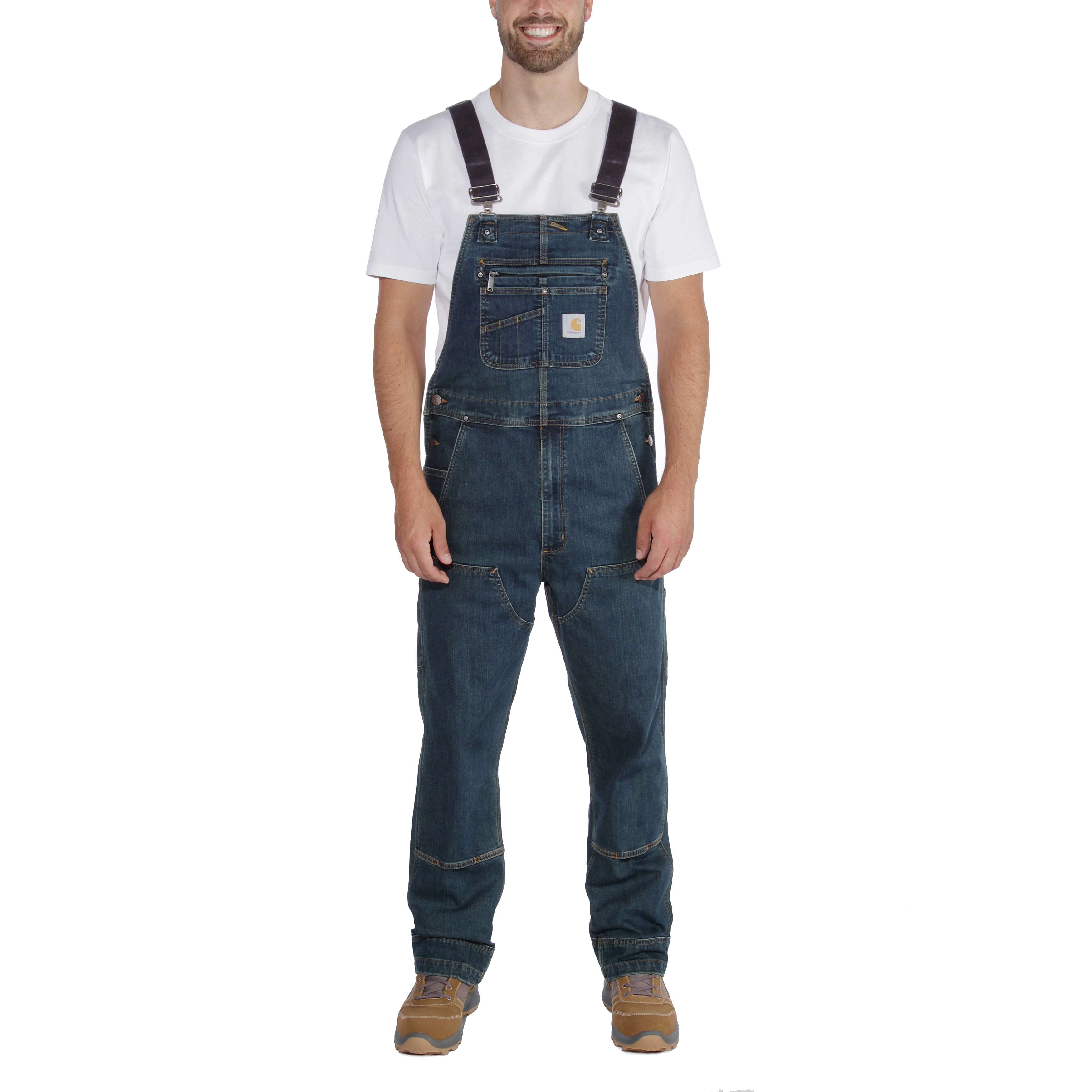 carhartt steel rugged flex bib