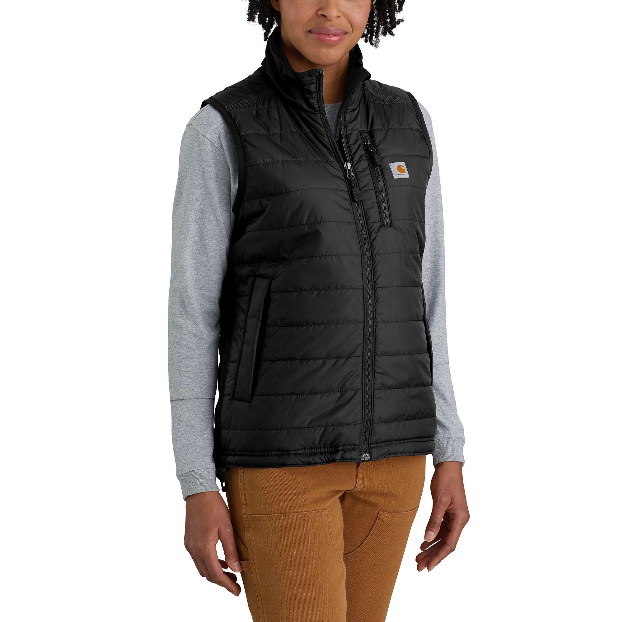 RAIN DEFENDER™ NYLON INSULATED MOCK-NECK VEST | Carhartt®