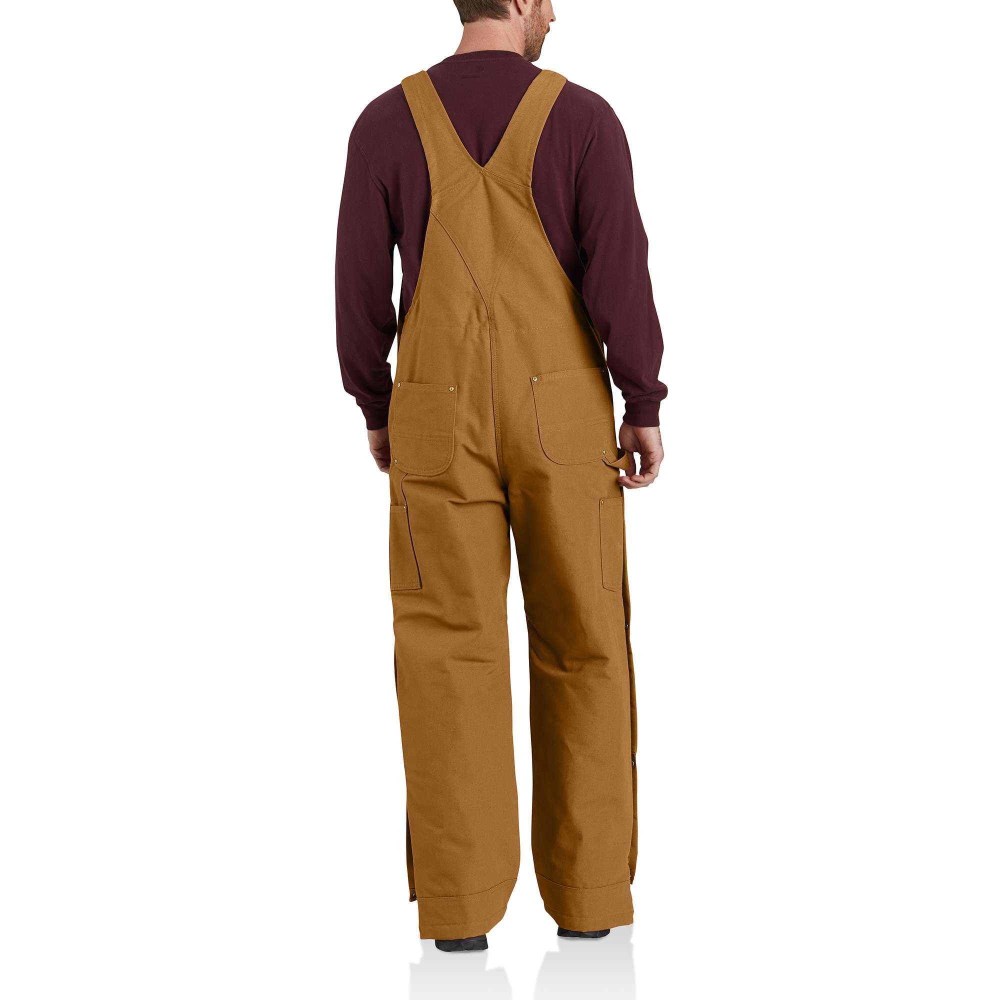 loose fit firm duck bib overall carhartt