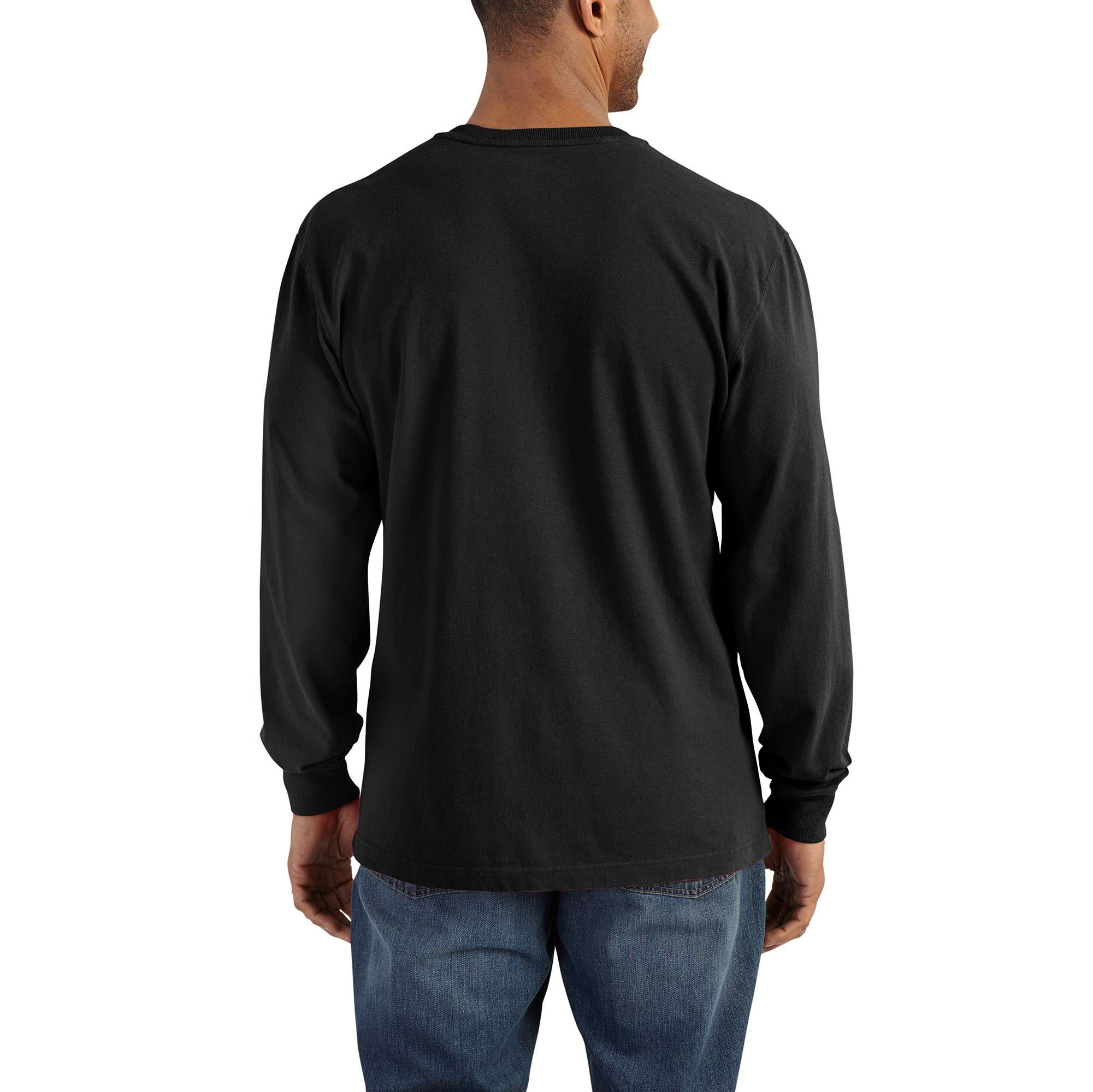 Heavyweight Long Sleeve Pocket Henley