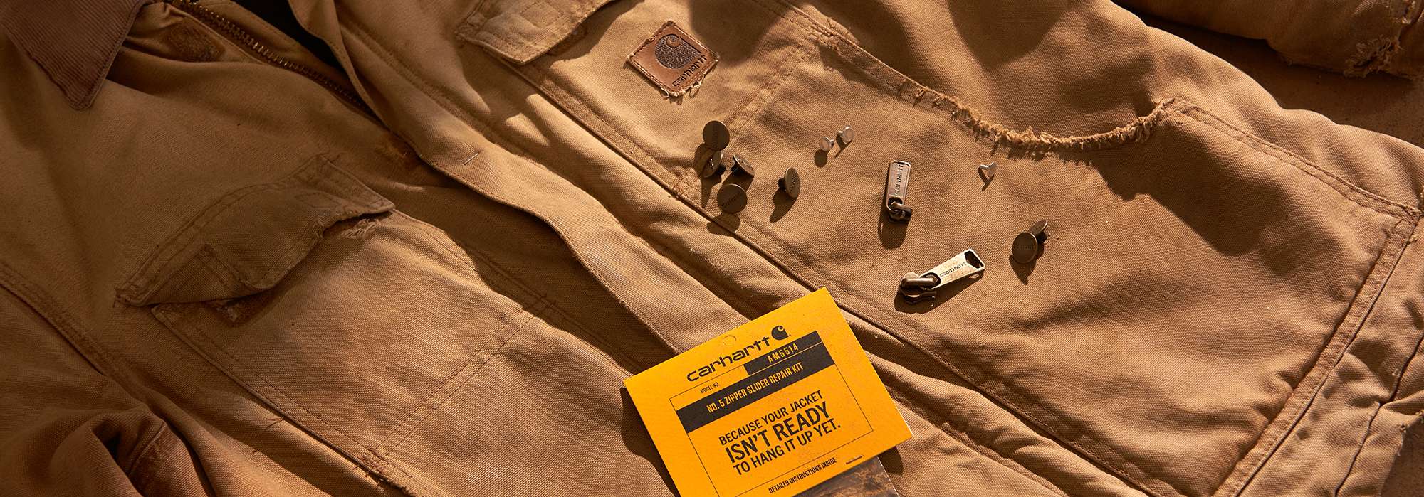 How to repair a zipper on a Carhartt coat 