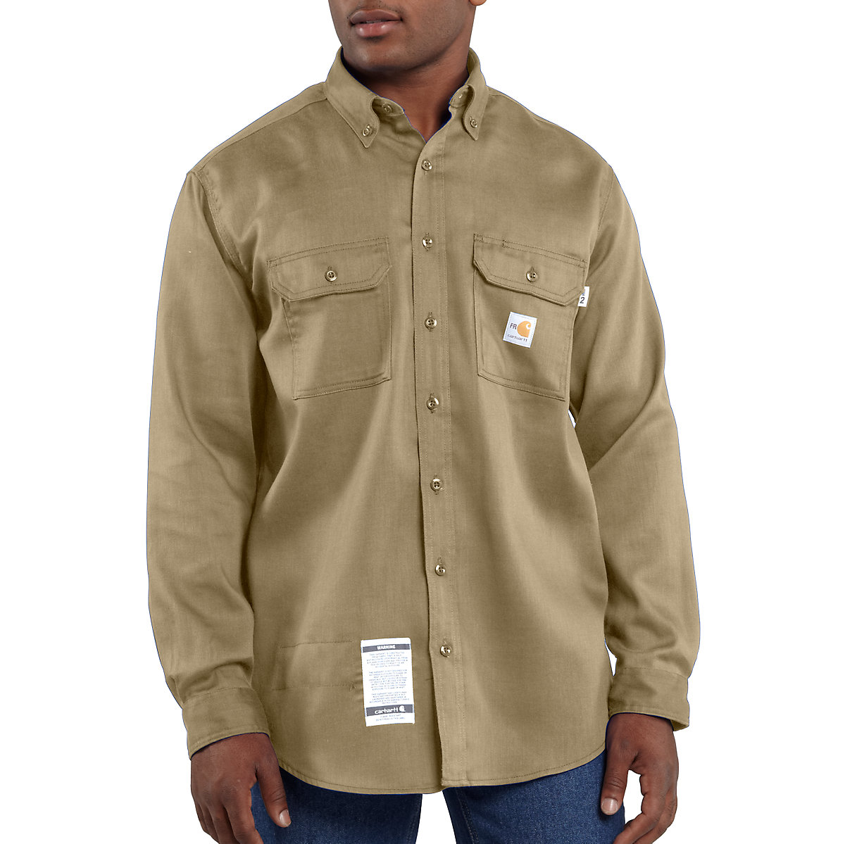 Men's Flame-Resistant Lightweight Twill Shirt FRS003 | Carhartt