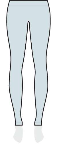 measurements women's straight fit pants