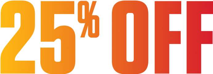 25% off
