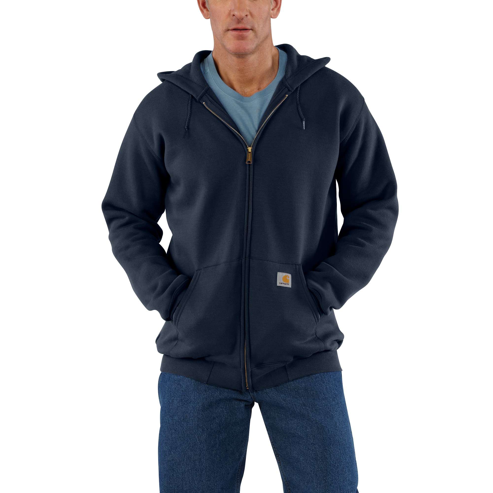 Used + Reworked Carhartt Men's Loose Fit Midweight Full-Zip Sweatshirt |  Carhartt Reworked