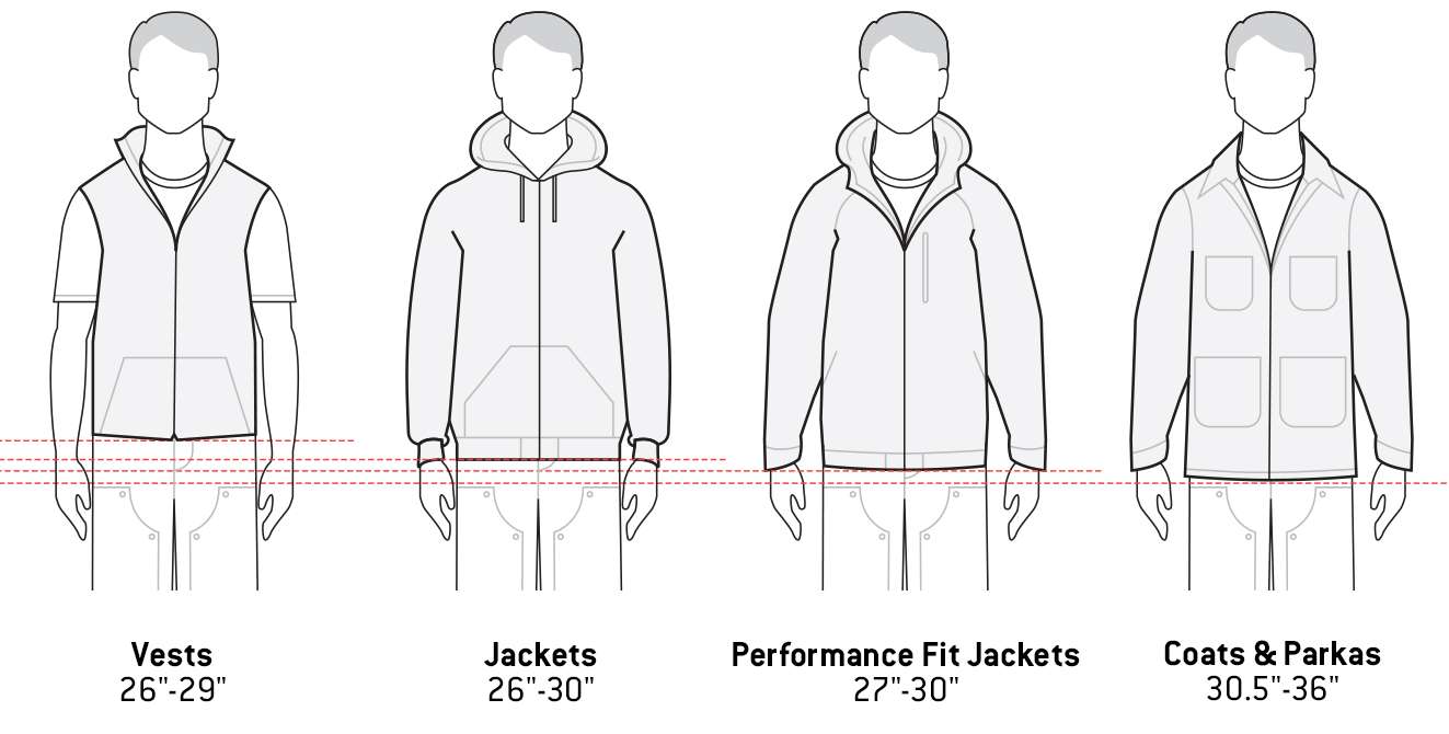 carhartt shirt size chart