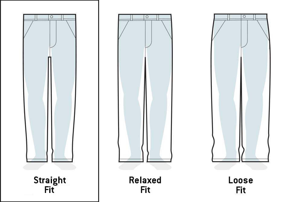 straight fit stretch duck double front