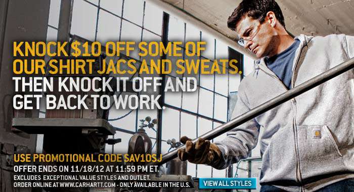 $10 Off Shirt Jacs and Sweats