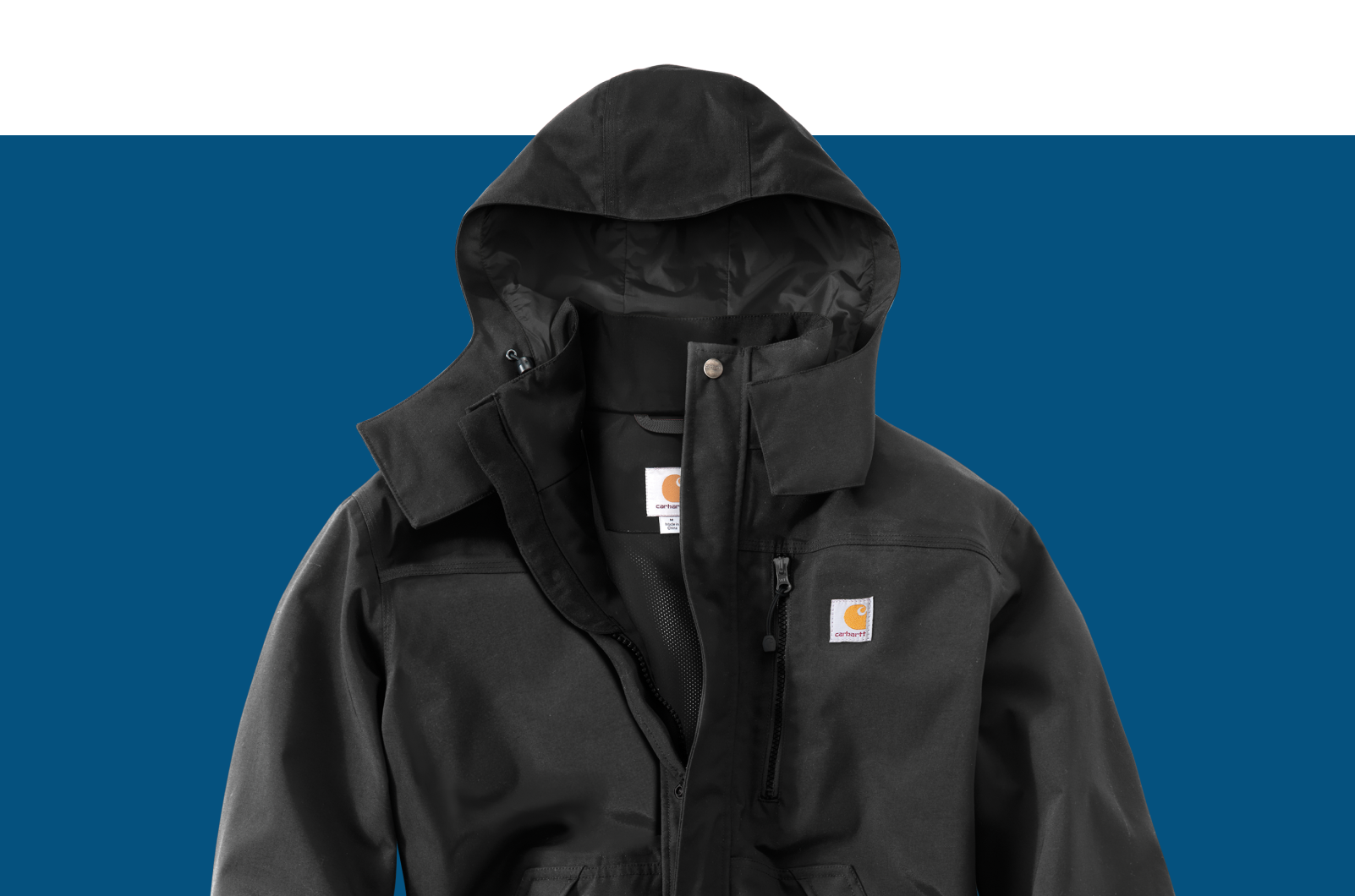 Carhartt Storm Defender Angler Rain Fishing Jacket ~ Waterproof Men's  Medium NWT