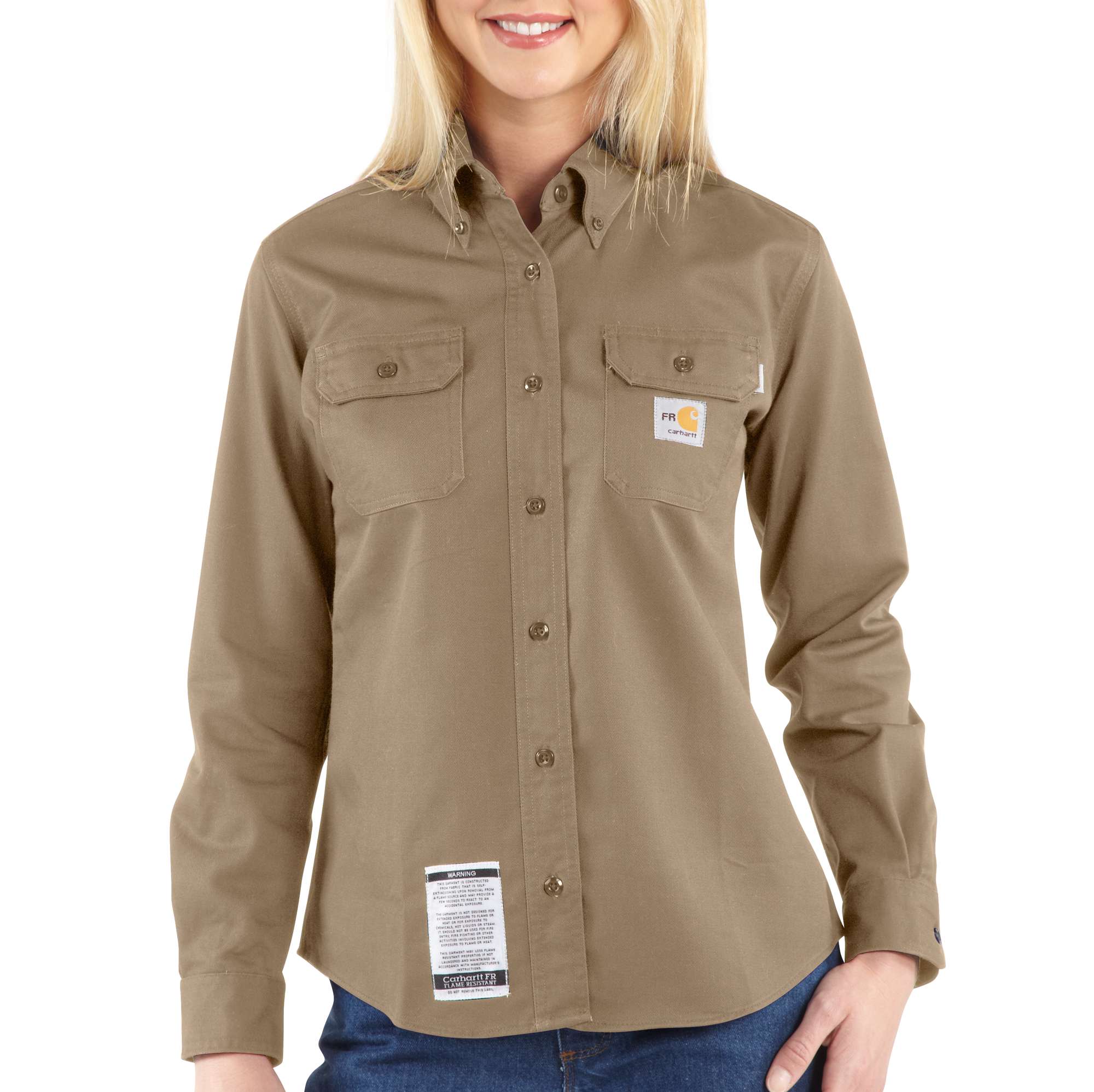 Women's FlameResistant Twill Shirt WFRS160 Carhartt