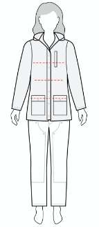 measure women coat