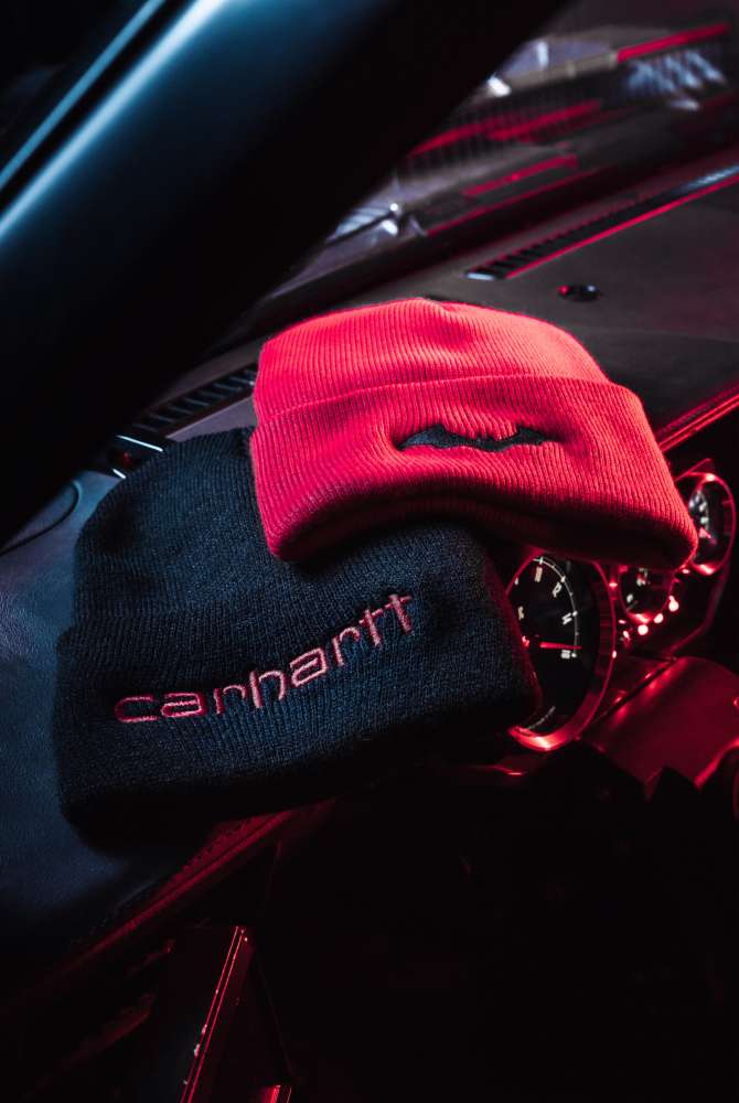 Batman Knit Cuffed Beanies