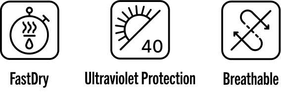FastDry, UV Protection, Breathable