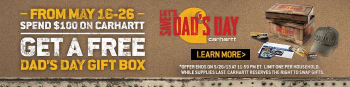 Spend $100 Get a Dad's Day Gift Box worth $75
