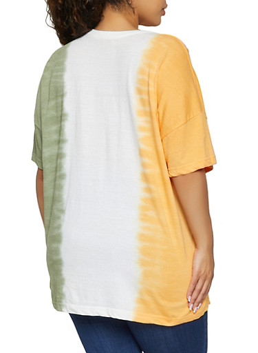 tie dye tunic tee