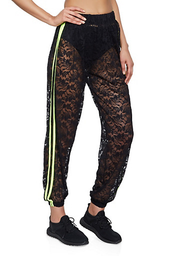 lace joggers