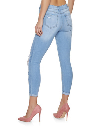 skinny jeans rainbow