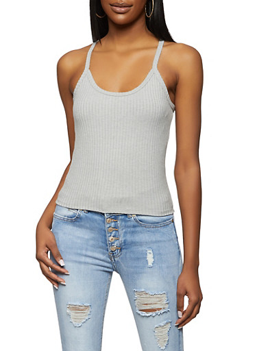 white racerback camisole