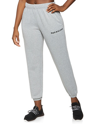 custom embroidered sweatpants