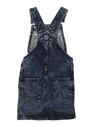 girls jean overall dress