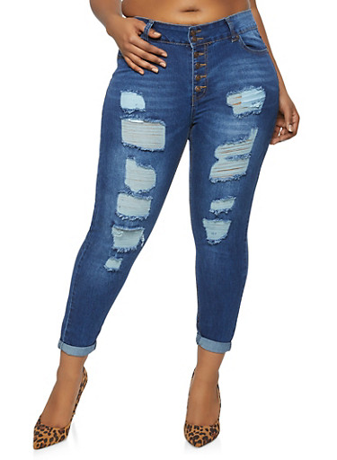 ripped jeans size 6