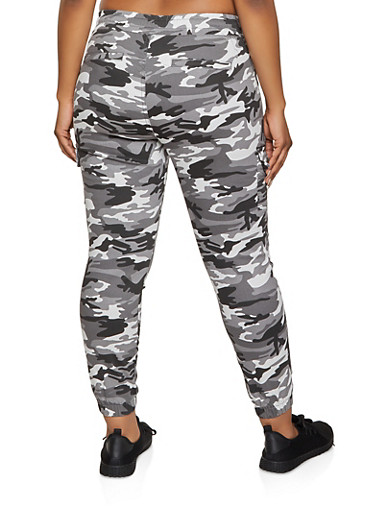 plus cargo joggers