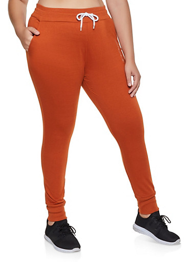 wide leg joggers plus size