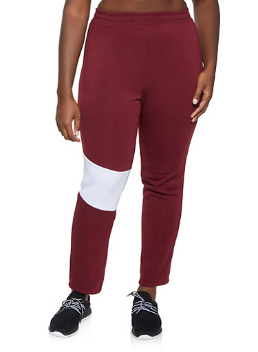 baby girl color block sweatpants