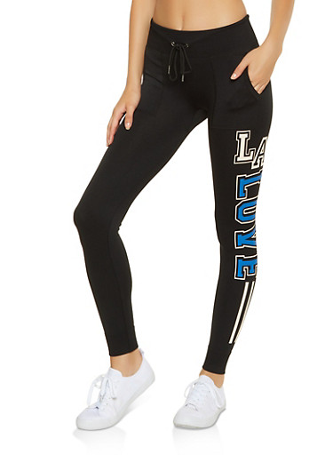 womens fleece lined joggers